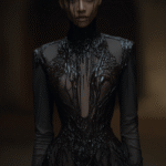 Obsidian Drip Mini Dress