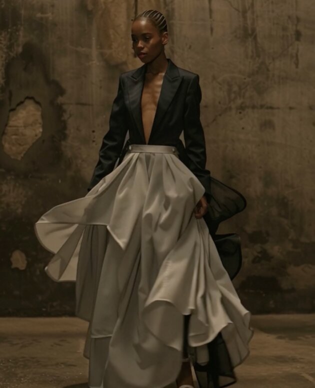 Aurora Liquid Corset Gown